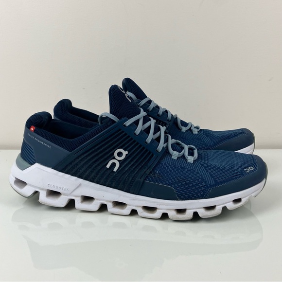 On Cloud Men’s Size 10.5 Cloudswift Navy Blue & White Athletic Running Shoes - Picture 1 of 12